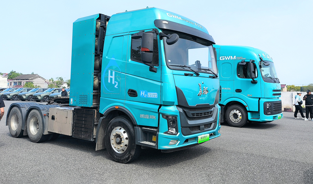 GWM HYDROGEN-FTXT's Hydrogen-Powered Tractor Trucks Make a Debut at GWM Global Dealer Conference